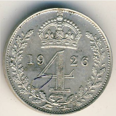 Великобритания, 4 пенса (1921–1927 г.)