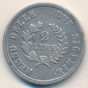 Naples & Sicily, 2 lire, 1812–1813