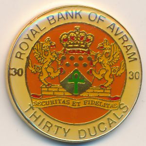 Grand Duchy of Avram., 30 dukal, 2000