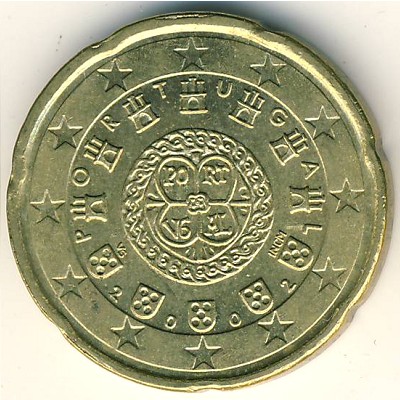 Portugal, 20 euro cent, 2002–2007