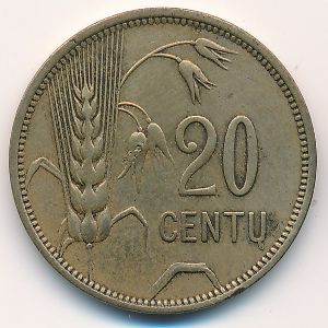Lithuania, 20 centu, 1925