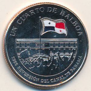 Panama, 1/4 balboa, 2016