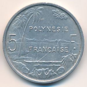 , 5 francs, 1965