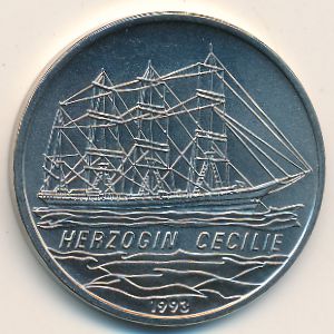 Congo-Brazzaville, 100 francs, 1993