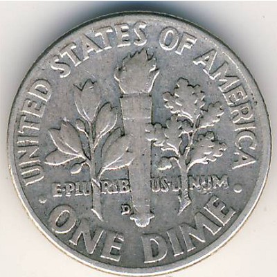 США, 1 дайм (1946–1964 г.)