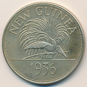 New Guinea., 1 crown, 1936