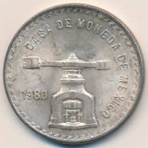 Мексика, 1 унция (1980 г.)