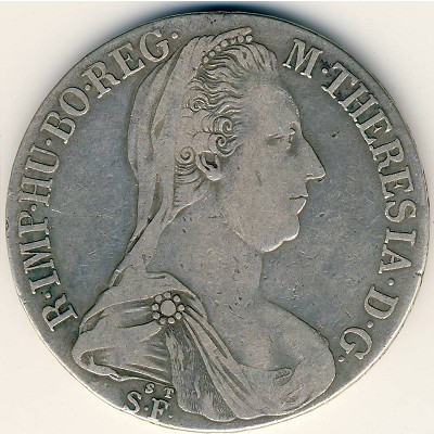 Бургау, 1 талер (1780 г.)