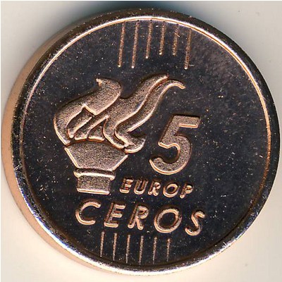 Bulgaria., 5 euro cent, 2004