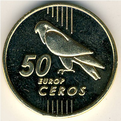Bulgaria., 50 euro cent, 2004