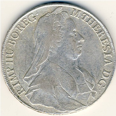 Бургау, 1 талер (1765–1772 г.)