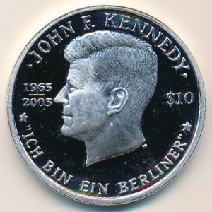 Virgin Islands, 10 dollars, 2003