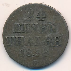 Hannover, 1/24 thaler, 1838
