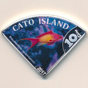 Остров Като., 10 долларов (2017 г.)