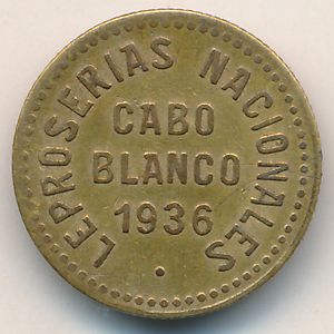Cabo Blanco, 0,05 bolivar, 1936