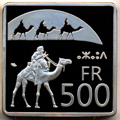 Azawad., 500 francs, 2018