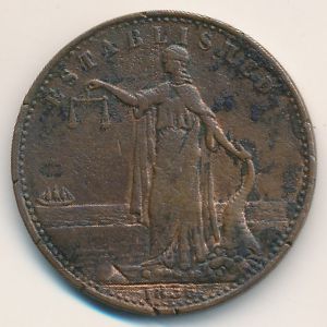 Australia, 1 penny, 1856