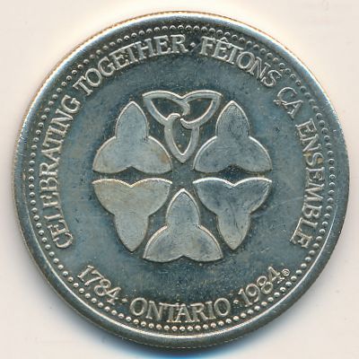 Canada., 1 dollar, 1984