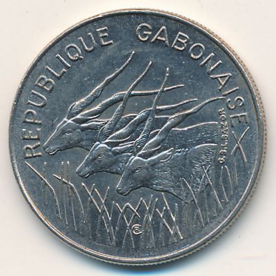 Габон, 100 франков (1975–1985 г.)
