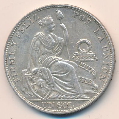 Перу, 1 соль (1893–1915 г.)