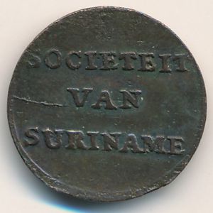 Suriname, 1 duit, 1764