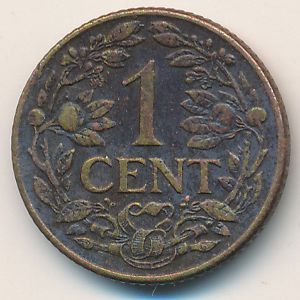 Suriname, 1 cent, 1942–1943