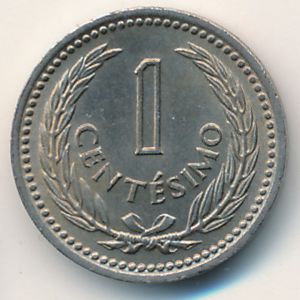 Uruguay, 1 centesimo, 1953