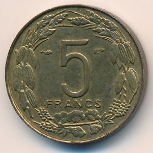 Cameroon, 5 francs, 1958