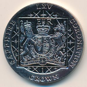 Falkland Islands, 1 crown, 2018