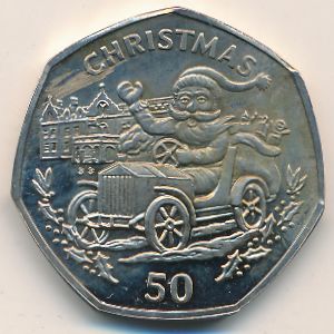 Gibraltar, 50 pence, 1993