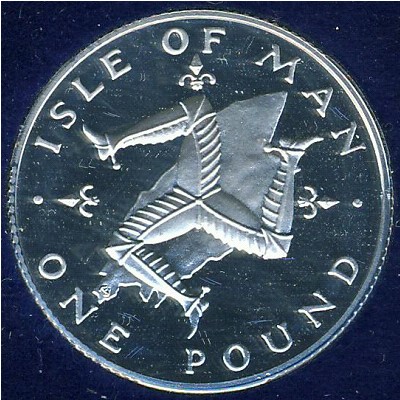 Остров Мэн, 1 фунт (1978–1982 г.)