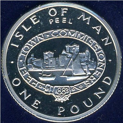 Isle of Man, 1 pound, 1983