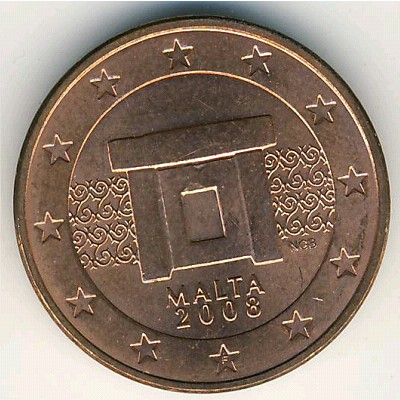 Malta, 5 euro cent, 2008