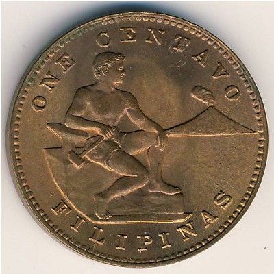 Philippines, 1 centavo, 1937–1944