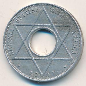 British West Africa, 1/10 penny, 1907–1908