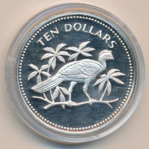 Белиз, 10 долларов (1974–1978 г.)