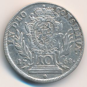 Bavaria, 10 kreuzer, 1763–1777