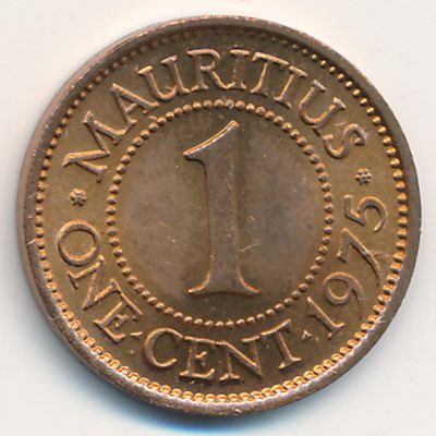 Mauritius, 1 cent, 1953–1978
