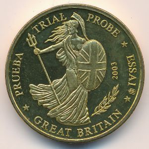 Великобритания., 20 евроцентов (2002–2003 г.)