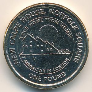 Gibraltar, 1 pound, 2018