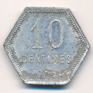 Reunion, 10 centimes, 1920