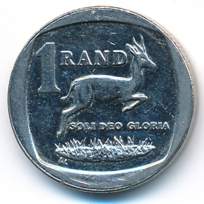 ЮАР, 1 рэнд (2009–2022 г.)