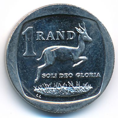 South Africa, 1 rand, 2010–2012