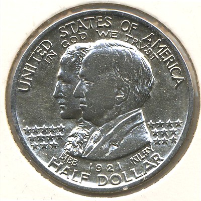 USA, 1/2 dollar, 1921
