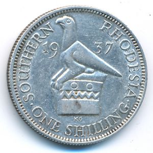 Southern Rhodesia, 1 shilling, 1937