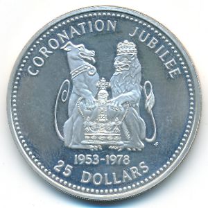 Белиз, 25 долларов (1978 г.)
