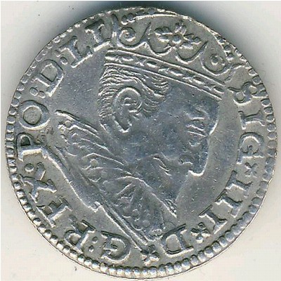 Ливония, 3 гроша (1590–1600 г.)