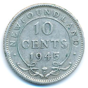 Newfoundland, 10 cents, 1945–1947