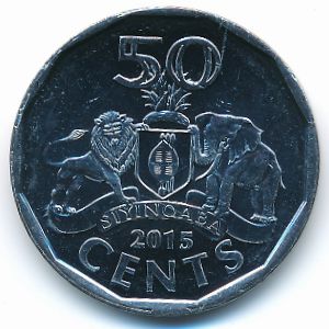Свазиленд, 50 центов (2015 г.)