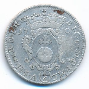 Julich-Berg, 1/6 thaler, 1710–1715